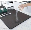 Silicone Dish Drying Mat for Kitchen | Water Absorbent Mat | Kitchen Mat for Wet Utensils | Dish Drying Mat | Water Absorbent mats for Kitchen Items (40 x 60 CM)