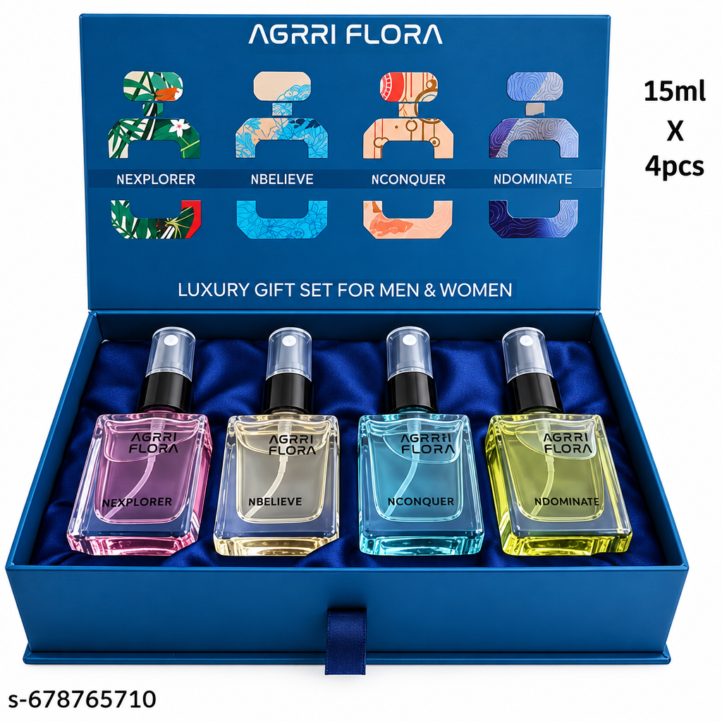 AGRRI FLORA (15ml X 4pcs) Good Qualitiy naturel perfume for man/woman unisex perfume