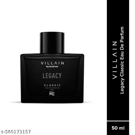 Villain Legacy Classic Luxury Premium Long Lasting Fragrance Eau de Perfum for Men, 50ml