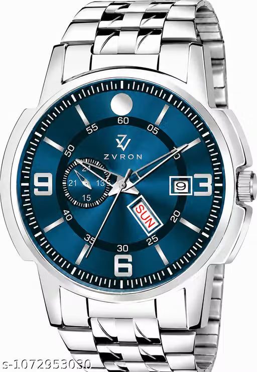 Zvron Day and Date Display analogwatch