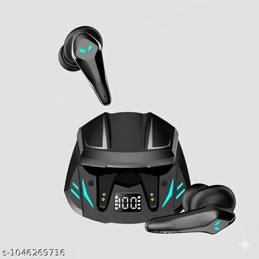 Gaming Earbuds with 35MS Low Latency, 13MM Drivers & 50H Playtime Bluetooth,True Wireless (Black)