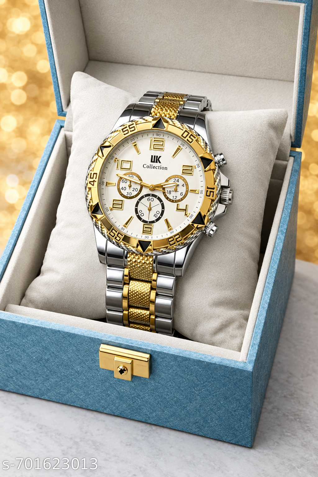 Premium Metal Strap (Gold + Silver)