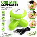 Mimo USB Powered Mini Body Massager | Portable Vibrating Massager for Neck & Shoulder