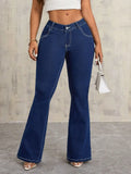 Women's Casual Wide Leg Denim Jeans
