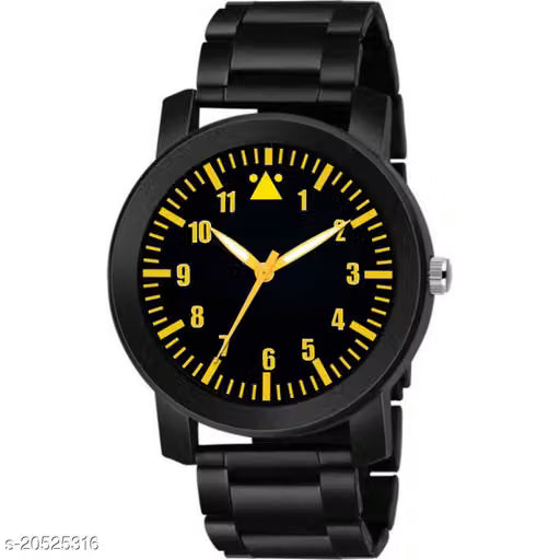 HRV Collection Black Belt New Arrival Design Classic Black Analog Watch