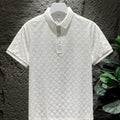 Premium Men's Small-Batch Short Sleeve T-Shirt Summer Fashion Brand Polo Shirt Lightweight Casual Top