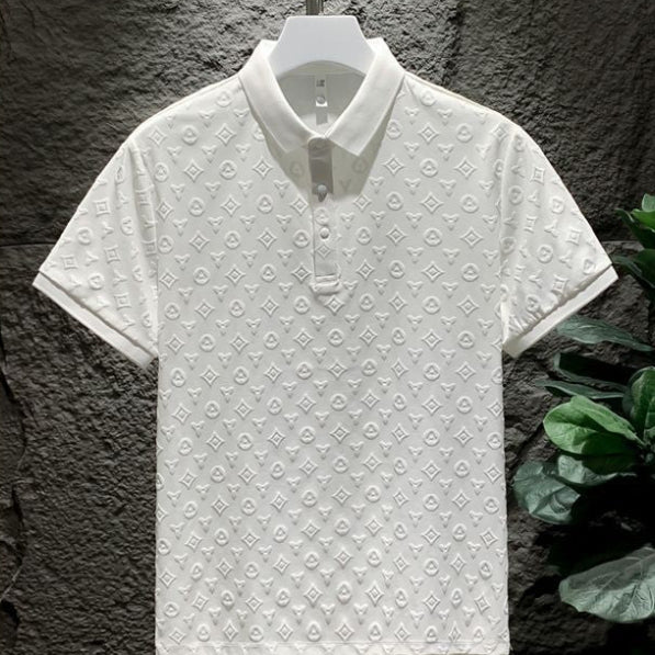 Premium Men's Small-Batch Short Sleeve T-Shirt Summer Fashion Brand Polo Shirt Lightweight Casual Top