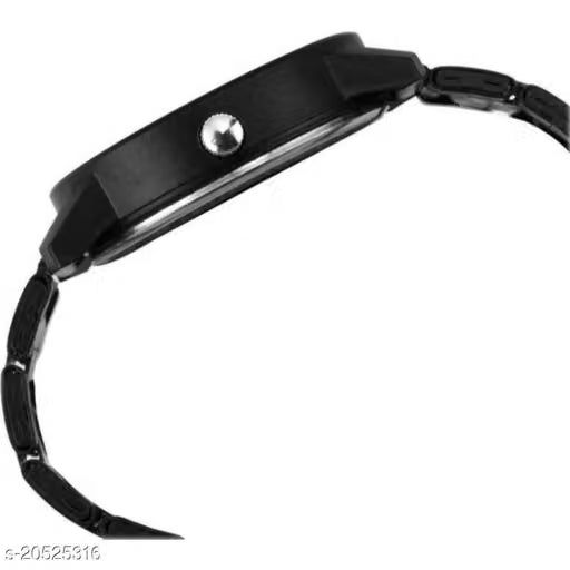 HRV Collection Black Belt New Arrival Design Classic Black Analog Watch
