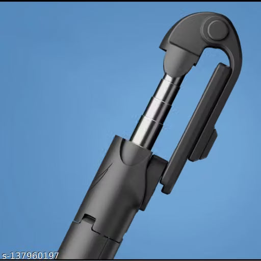 XT-02 Selfie Stick Extendable Selfie Stick Tripod with Detachable Wireless Remote Bluetooth Selfie Stick Compatible with All Smartphones Bluetooth Selfie Stick (Black, Remote Included)