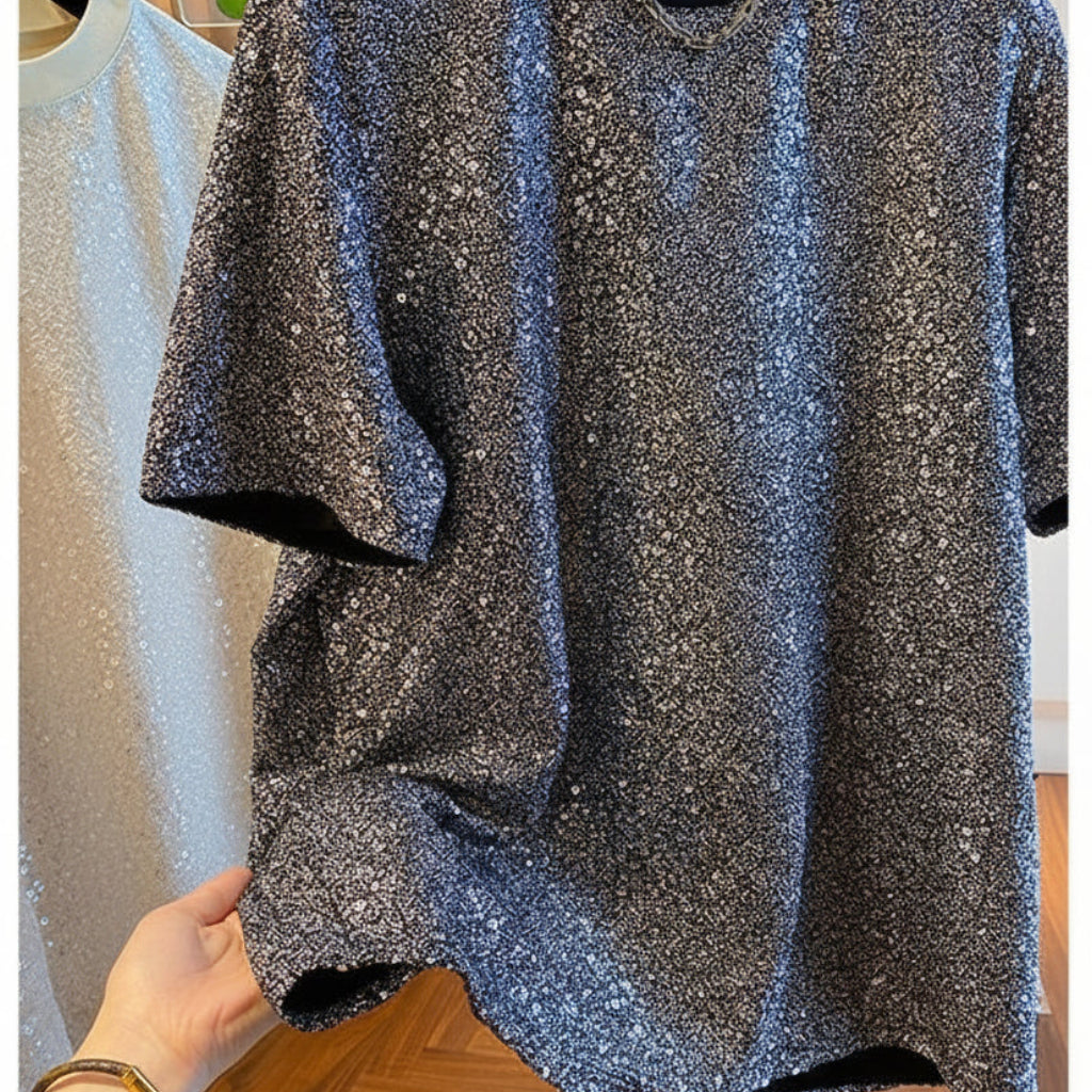 Men's Premium Textured Crew Neck T-Shirt