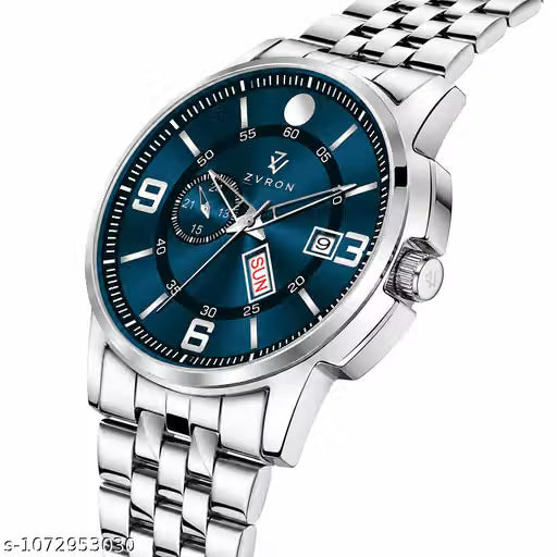Zvron Day and Date Display analogwatch