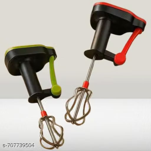 Power Free Manual Hand Blender and Beater for Kitchen with High Speed operation Whipper