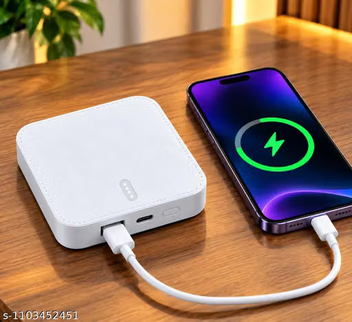 10000 mAh Pocket Mobile Power Bank 18W Fast Charging USB Type C