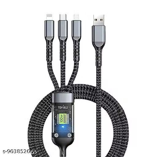ClipNgo Portable Power Solution: Slim 10000mAh Powerbank + Tangle-Free 3-in-1 Wire