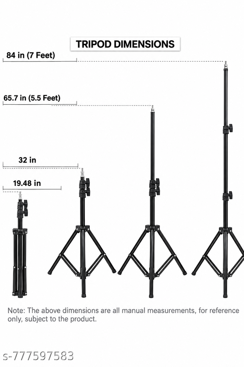 7Ft Tall Tripod Stand for Mobile Photography & Video Q8