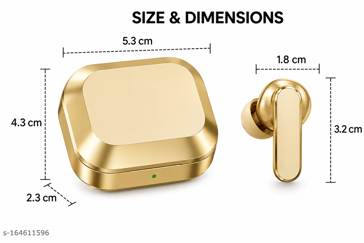 Wireless Earbuds with Bluetooth 5.3, HD Sound & Up to 38 Hours Playback