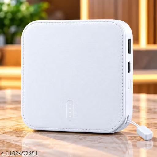 10000 mAh Pocket Mobile Power Bank 18W Fast Charging USB Type C