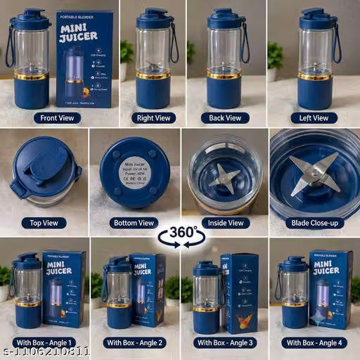 PORTABLE JUICER BLENDER BOTTLE