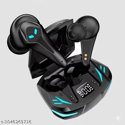 Gaming Earbuds with 35MS Low Latency, 13MM Drivers & 50H Playtime Bluetooth,True Wireless (Black)