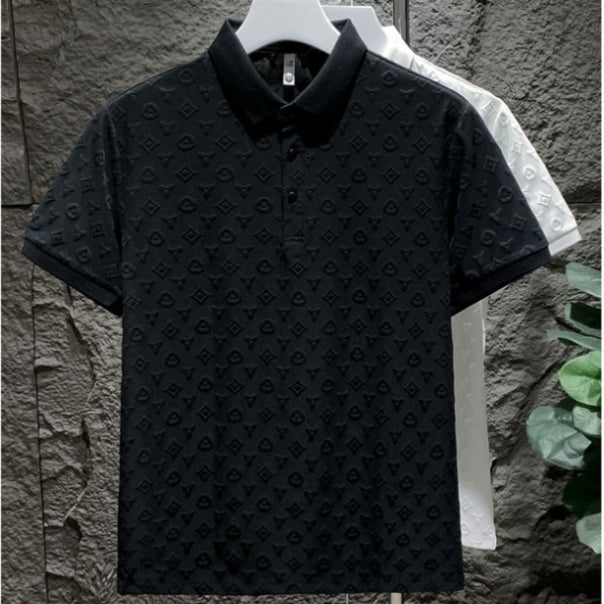 Premium Men's Small-Batch Short Sleeve T-Shirt Summer Fashion Brand Polo Shirt Lightweight Casual Top