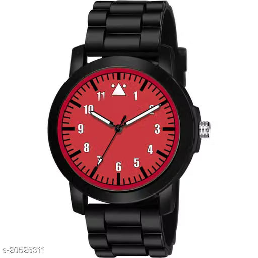 HRV Collection Black Belt New Arrival Design Classic Black Analog Watch