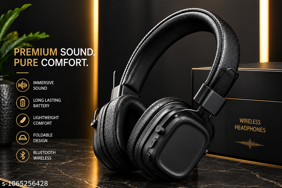 UrbanWave Hi-Fi Bluetooth Headphones