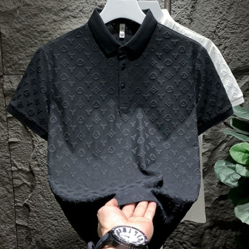 Premium Men's Small-Batch Short Sleeve T-Shirt Summer Fashion Brand Polo Shirt Lightweight Casual Top