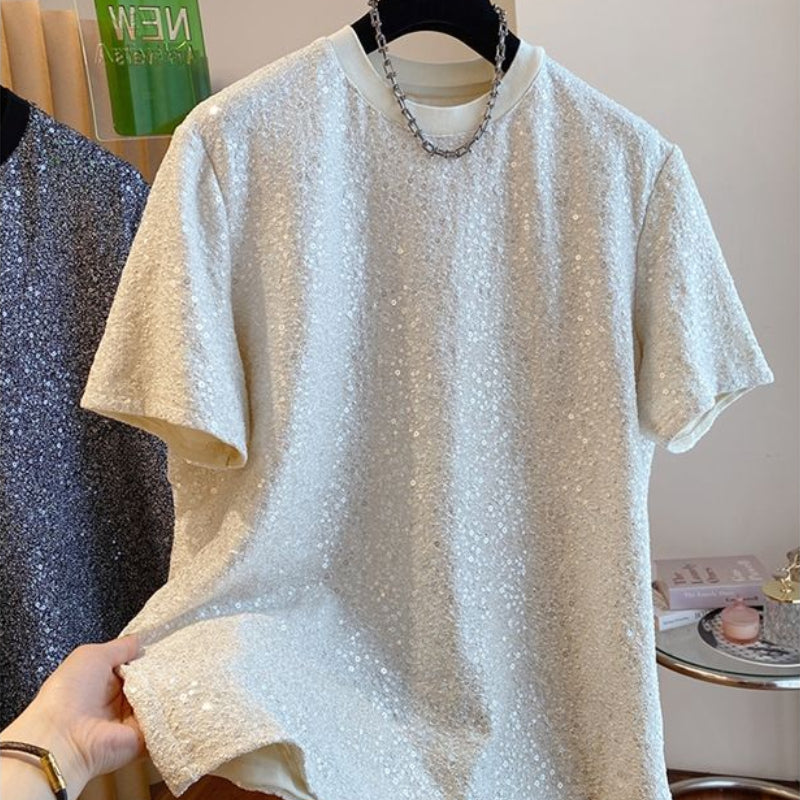 Men's Premium Textured Crew Neck T-Shirt