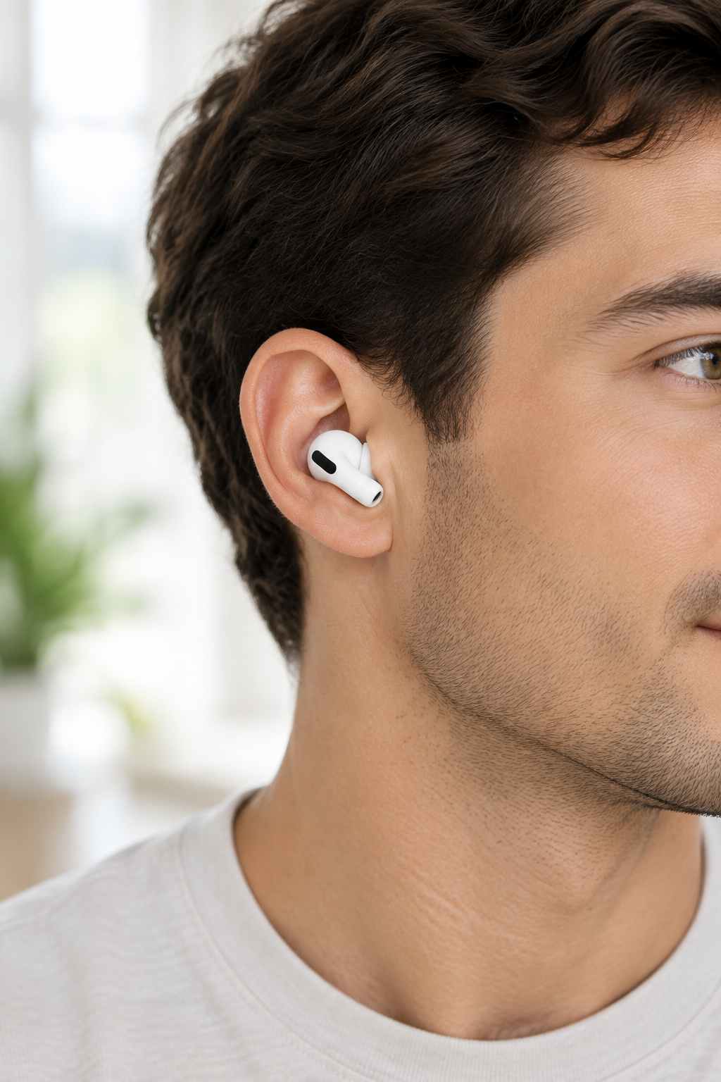 airpod true wireless bluetooth earphones with 4 hours of playtime & compatible for all smartphones