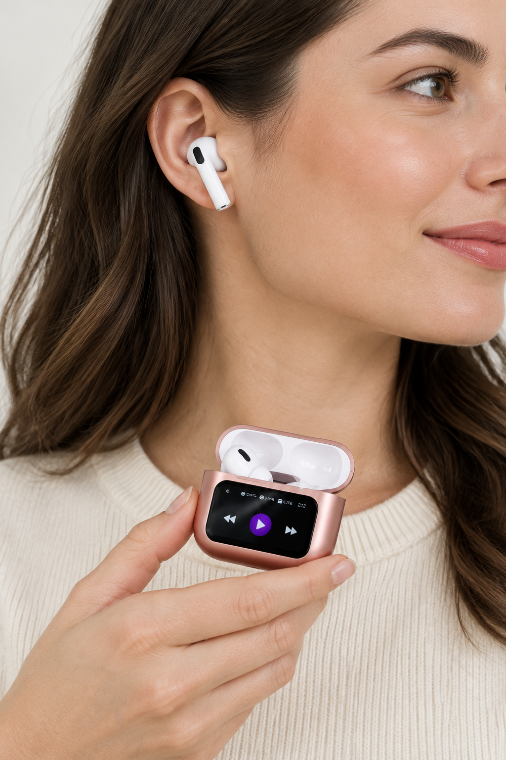 Airpro LCD Wireless Bluetooth Earbuds with TWS Stereo Technology, Rich Music Audio, Deep Bass Output, Clear Voice Calls, Easy Connection and Portable Case -13