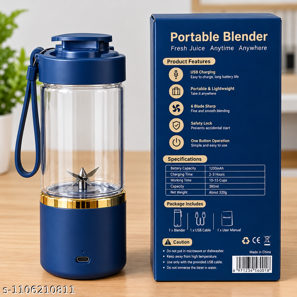 PORTABLE JUICER BLENDER BOTTLE