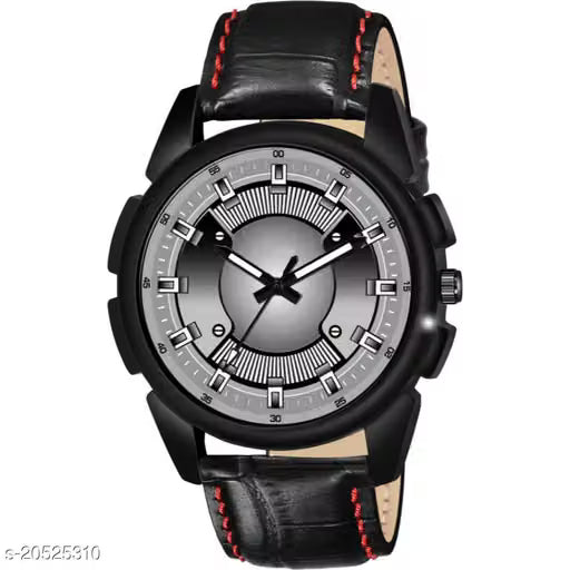 HRV Collection Black Belt New Arrival Design Classic Black Analog Watch