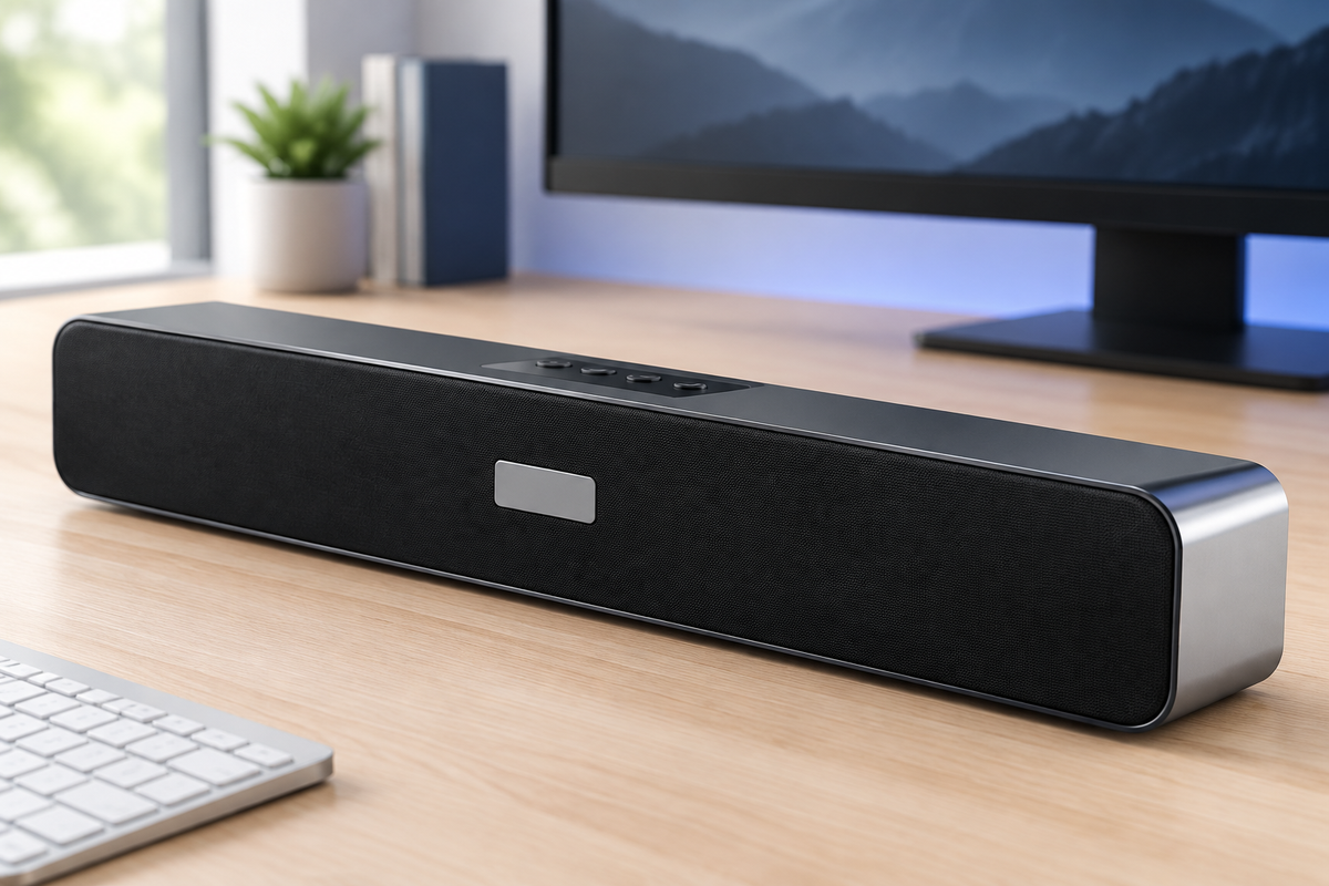 PORTABLE HOME TV Speaker Dynamic Thunder Sound 2400mAh Battery 10W Bluetooth Sound (Black, Stereo Channel)