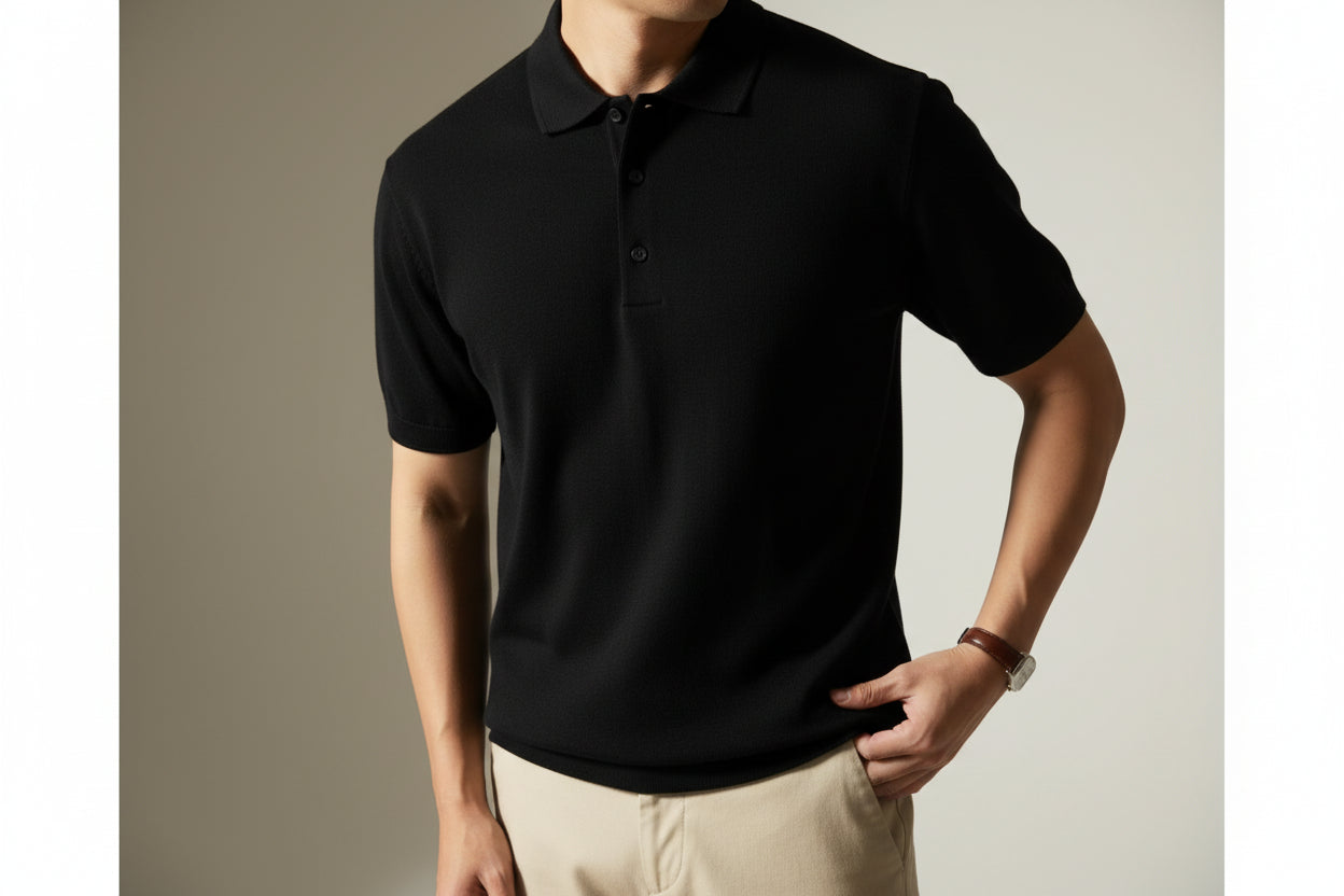 American T-shirt Young Solid Color BASIC Top Men