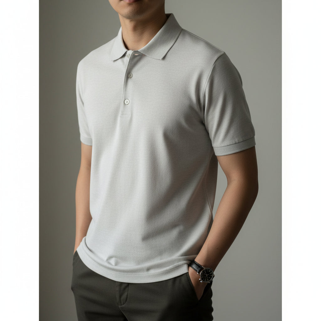 American T-shirt Young Solid Color BASIC Top Men