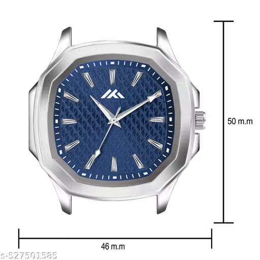 Analog Quartz Wrist Watch For Men, Celeb Choice Watch, Most selling Watch, Trending Watches, Premium Quality Watch, Men Watches, Silver Watches, Blue Dial Watch, Best Gift Pack For Men, Gari, Boys/Men Watches.