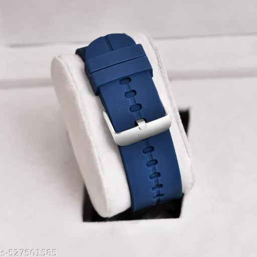Analog Quartz Wrist Watch For Men, Celeb Choice Watch, Most selling Watch, Trending Watches, Premium Quality Watch, Men Watches, Silver Watches, Blue Dial Watch, Best Gift Pack For Men, Gari, Boys/Men Watches.